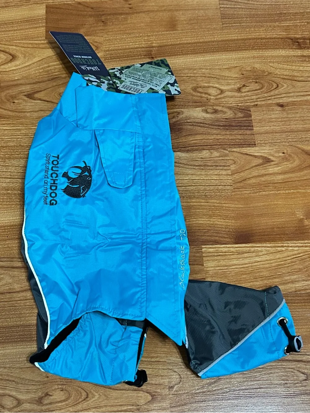 TOUCHDOG Waterproof Rain Jacket Bright Blue - Outdoor Series ~ XS